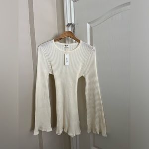 Marbl- Knit Pants Set in Ivory (size XS)